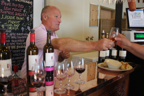 Pete Luckett at the Winery
