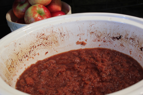 Cooked apple butter
